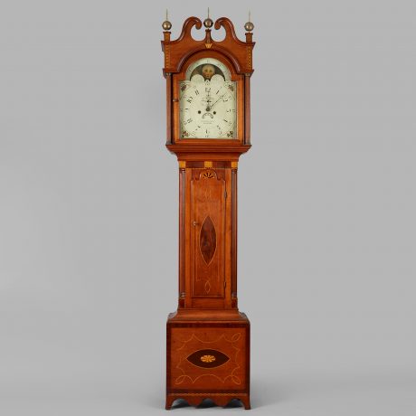 Eli Porter Inlaid Tall Case Clock